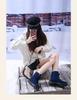 Korean Style High-top Snow Boots for Men and Women, Plus Size, with Velvet Lining and Front Lace-up.