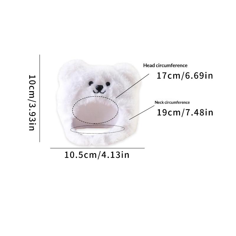Pet Cat Fruit Plush Hat Cute Creative Pet Head Cover Funny Dress Up Cat Dog Hat Headgear Clothing Accessories Pet Supplies