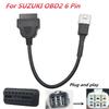 For Yamaha OBD2 4 Pin Diagnostic Plug Adapter Cable For Motorcycle Bike ATV.