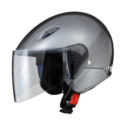 LEAD Semi-Jet SERIO RE-351 Motorcycle Helmet, Gunmetal, Size LL (Under 61-62cm)