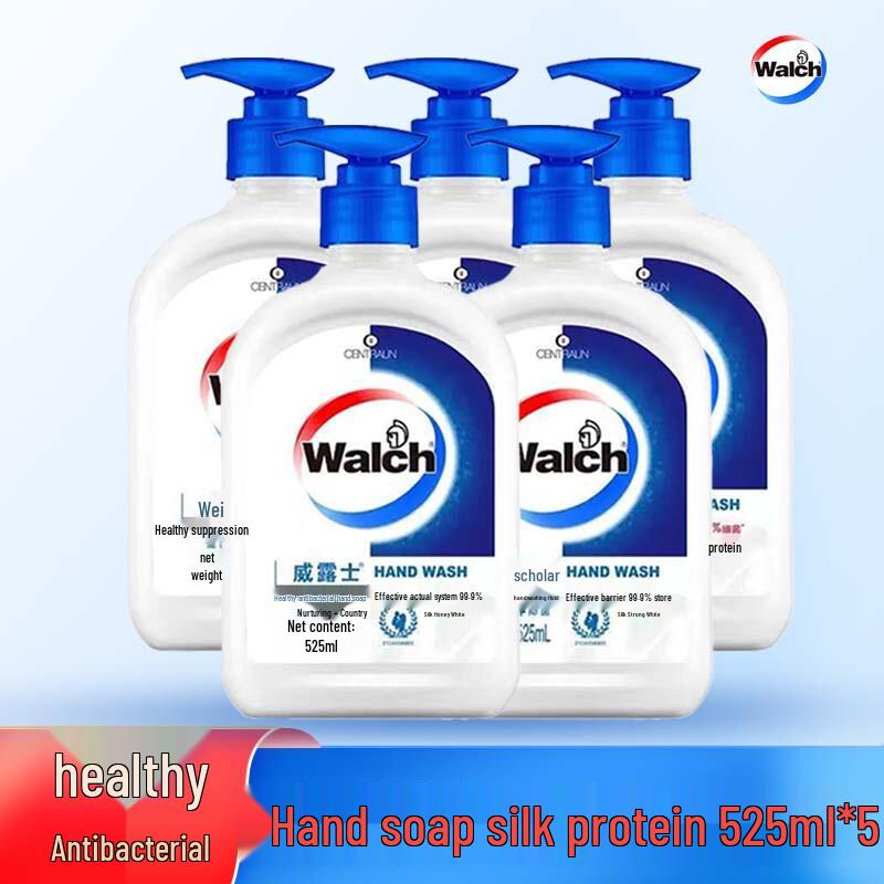 

Walch Silk Protein Antibacterial Hand Soap 5x525ml