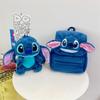 Stitch Backpack Plush Backpack Blue