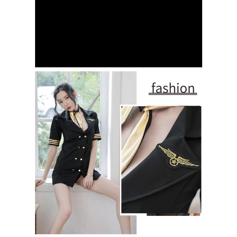 Sex Underwear Pure Desire Small Breasts Women's Sex Clothes Passion Clothes Temptation Stewardess Uniform Sexy Qqny Suit New