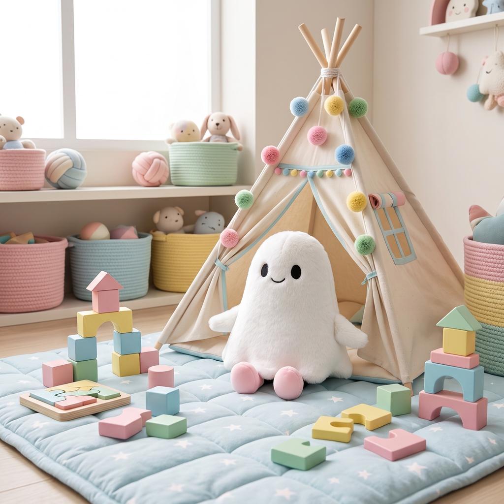 Halloween Cute Plush Toy Soft Stuffed Animal for Party Decor and Gift