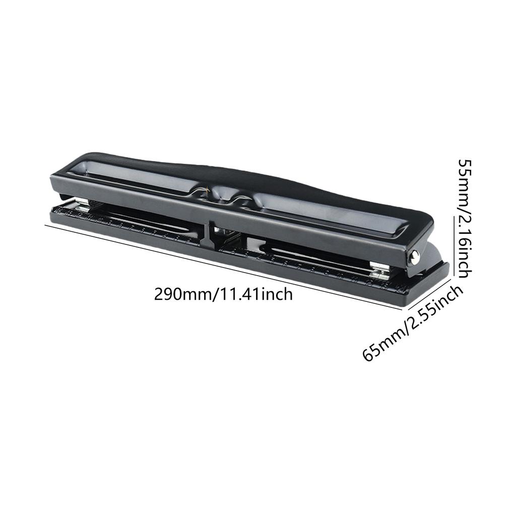 Adjustable Punching Machine 3/4 Hole Puncher Portable Manual Puncher Paper Punch Office School Supplies