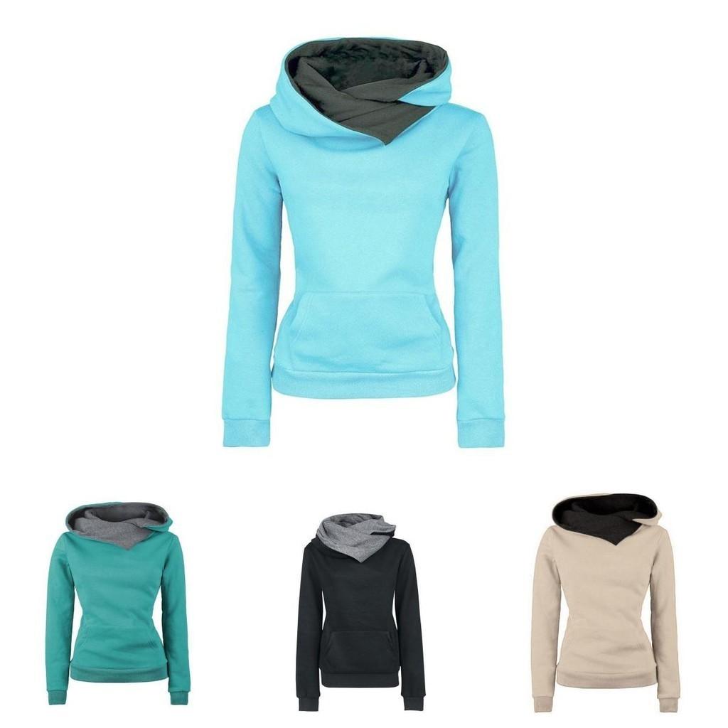 Premium Quality Women's Hooded Jumper Sweater For Comfortable Outdoor Activities