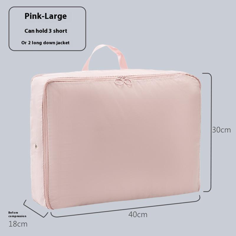 

Travel Compression Packing Cubes Storage Bags for Down Jacket Travel Supplies Large Capacity Travle Bag for Down Cotton Quilt