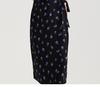 Ladies' Temperament Short-sleeved Dress 2025 Summer Floral Dress, High-end Feeling, Slim and Thin, Medium To Long Skirt