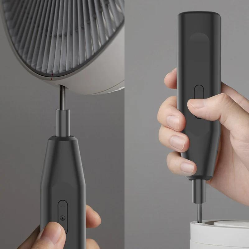 13pcs Compact 3.6V USB-Rechargeable Cordless Screwdriver, Electric Power, Portable Design, Includes Battery