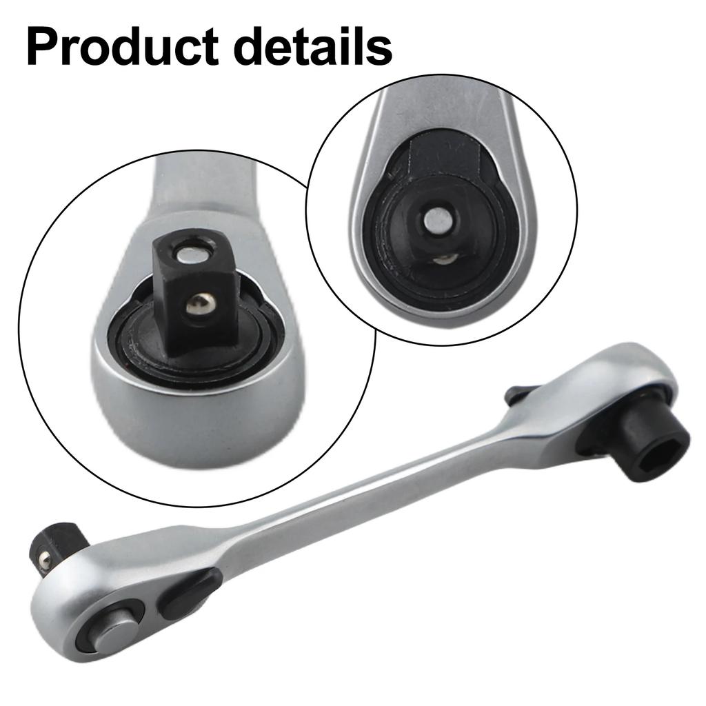 1X 85/100mm Torque Ratchet Wrench Socket Wrenches Repair Tool For Factories Repair Shop Personal Car Modification 72 Tooth Drive