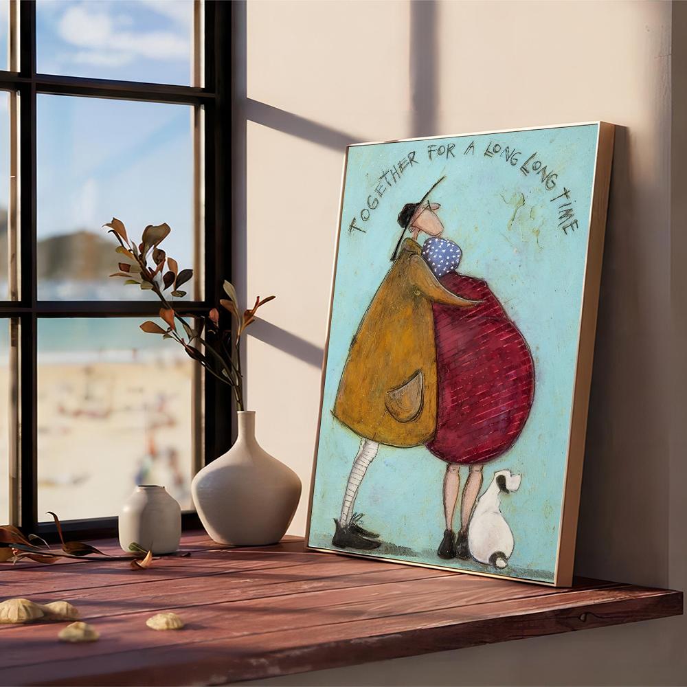 Sam Toft Kunst Klassische Filmposter Ausgefallener Wandaufkleber für Wohnzimmer Leinwanddrucke Bar Dekoration Zimmer Wanddeko