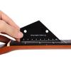 Black Electric & Acoustic Guitar String Height and Spacing Ruler
