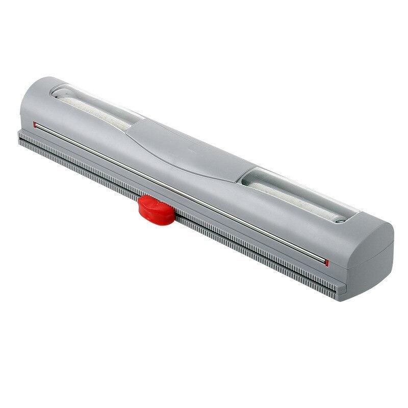 

Кухонный органайзер, диспенсер для пищевой пластиковой пленки, настенный диспенсер для фольги и пищевой пленки, резак для фольги, хранение упаковочной бумаги серый