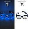 Festival Glowing Glasses With Lights Birthday Luminous LED Party Glasses Bar Club Props Fluorescent Neon Glasses Supplies
