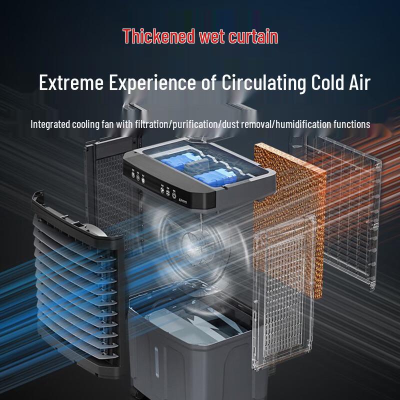 YAT Industrial Portable Air Cooler & Purifier CN Plug (adapter Included)