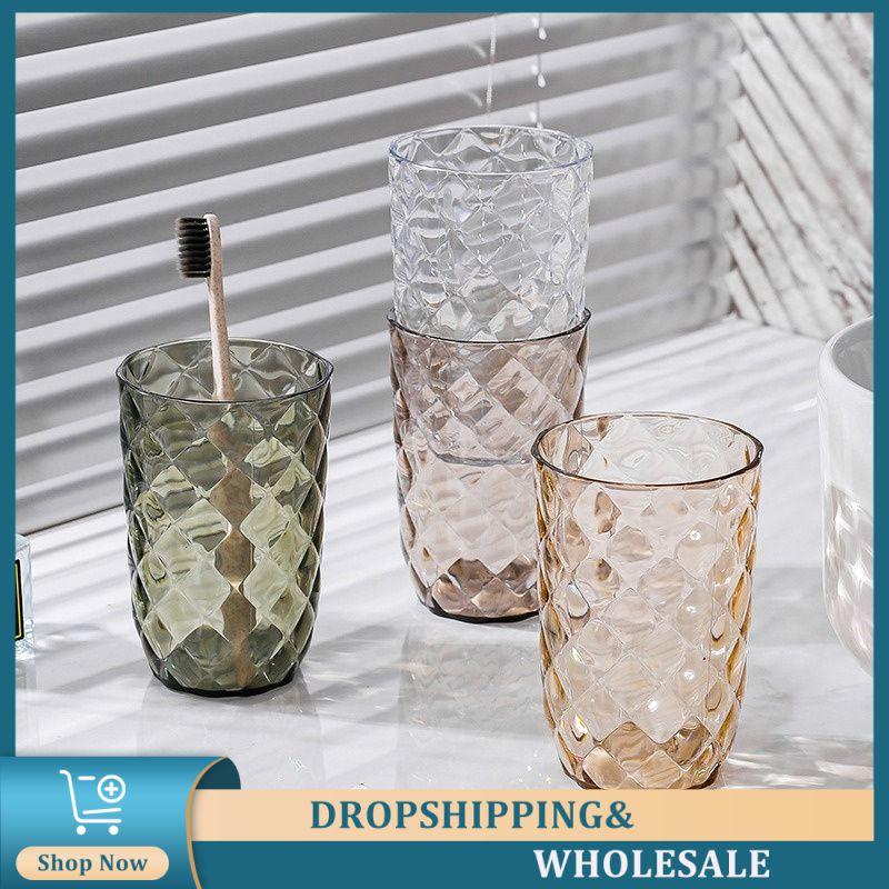 

1 шт. акриловая чашка для ополаскивателя рта зубная щетка ванная чашка свет роскошный стиль ванная комната аксессуары для хранения держатель зубной щетки Toothbrush cup