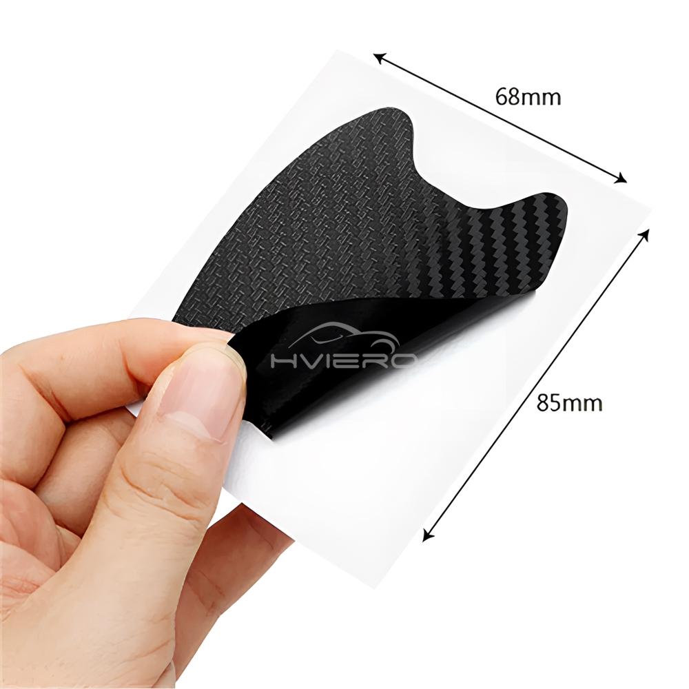 Car Door Handle Stickers Carbon Scratches Resistant Cover Protection Film Exterior Styling auto Accessories Defense Universal