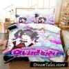 3D Print Needy Streamer Overload Anime Bedding Set Boys Girls Twin Queen King Size Duvet Cover Pillowcase Bed Boys Adult741