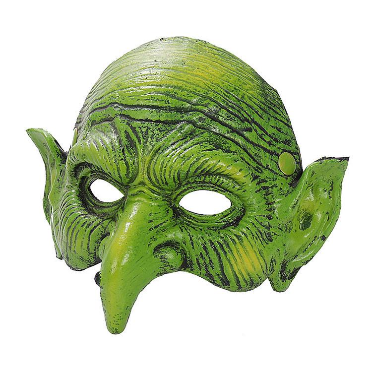 Halloween Hexenmasken-Requisite aus PU-Schaumstoff für Kostümpartys