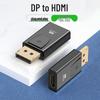 4K DP to HDMI Adapter: Connects DP to HDMI for Monitors and Projectors