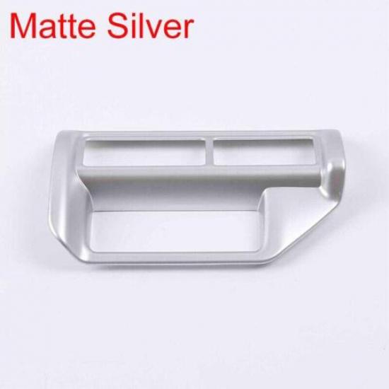 Matt Silver Headlight Button Frame Cover For Mitsubishi Eclipse Cross 2018-