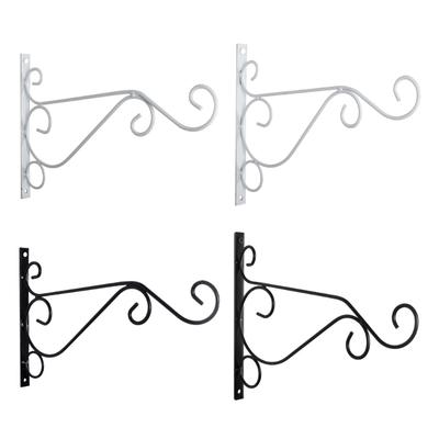 Pack of 2 Decorative Wall Hooks for Indoor and Outdoor Use Metal Plant Hanger Easy To Install and Rustproof for Home Use