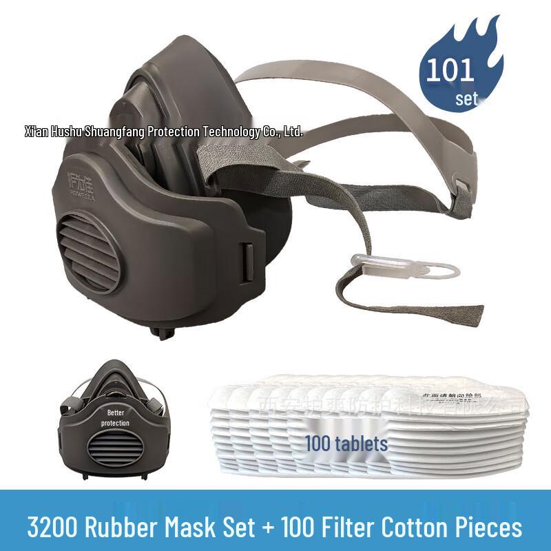 Yuanzu 3200 Half-Face Dust Respirator Mask Kit