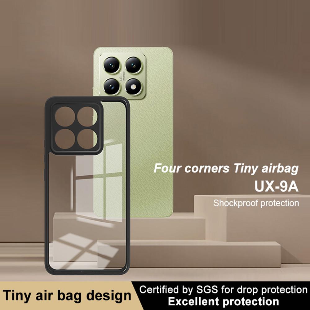 For Xiaomi 14T Clear Case TPU+PC Phone Cover Reinforced Corners