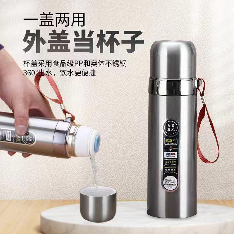 Stainless Steel Vacuum Insulated Water Bottle 500ml 350ml 600ml 800ml 1000ml Double Wall Leakproof Travel Cup Men Women