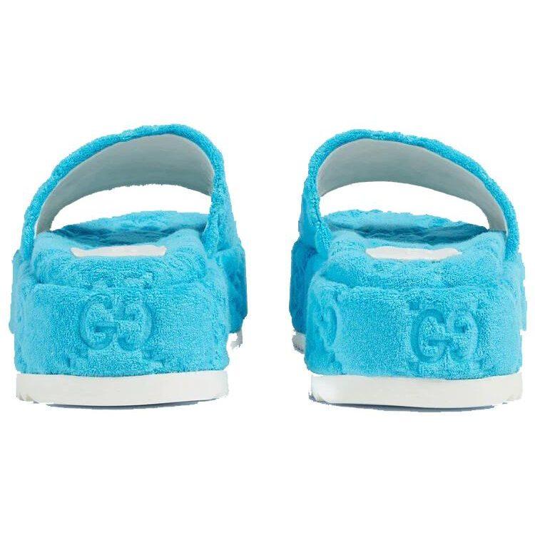 Gucci Wmns Gg Platform Sandal 'Blue' Women's 700599 U2O00 4917