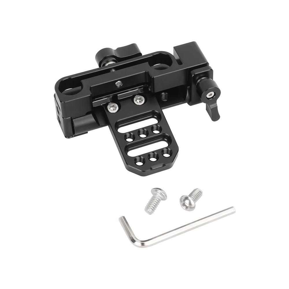 

HDRIG 15MM Dual Rod Clamp with Multi-hole Adapter Plate 3701 чёрный