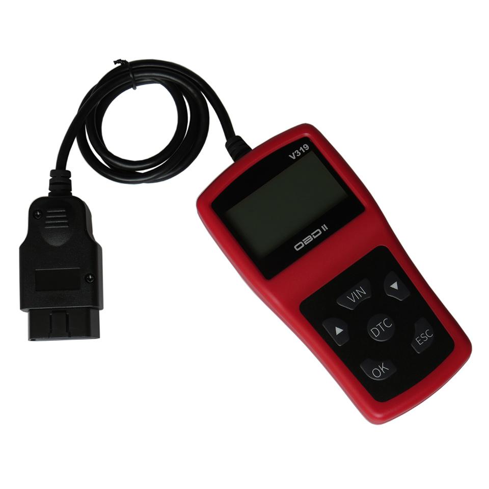 Nejlepší V319 OBD2 skener V319 OBD 2 OBDII autodiagnostické nástroje Nové čtečky automatických kódů motoru Diagnostický skener PK CR3001 ELM327