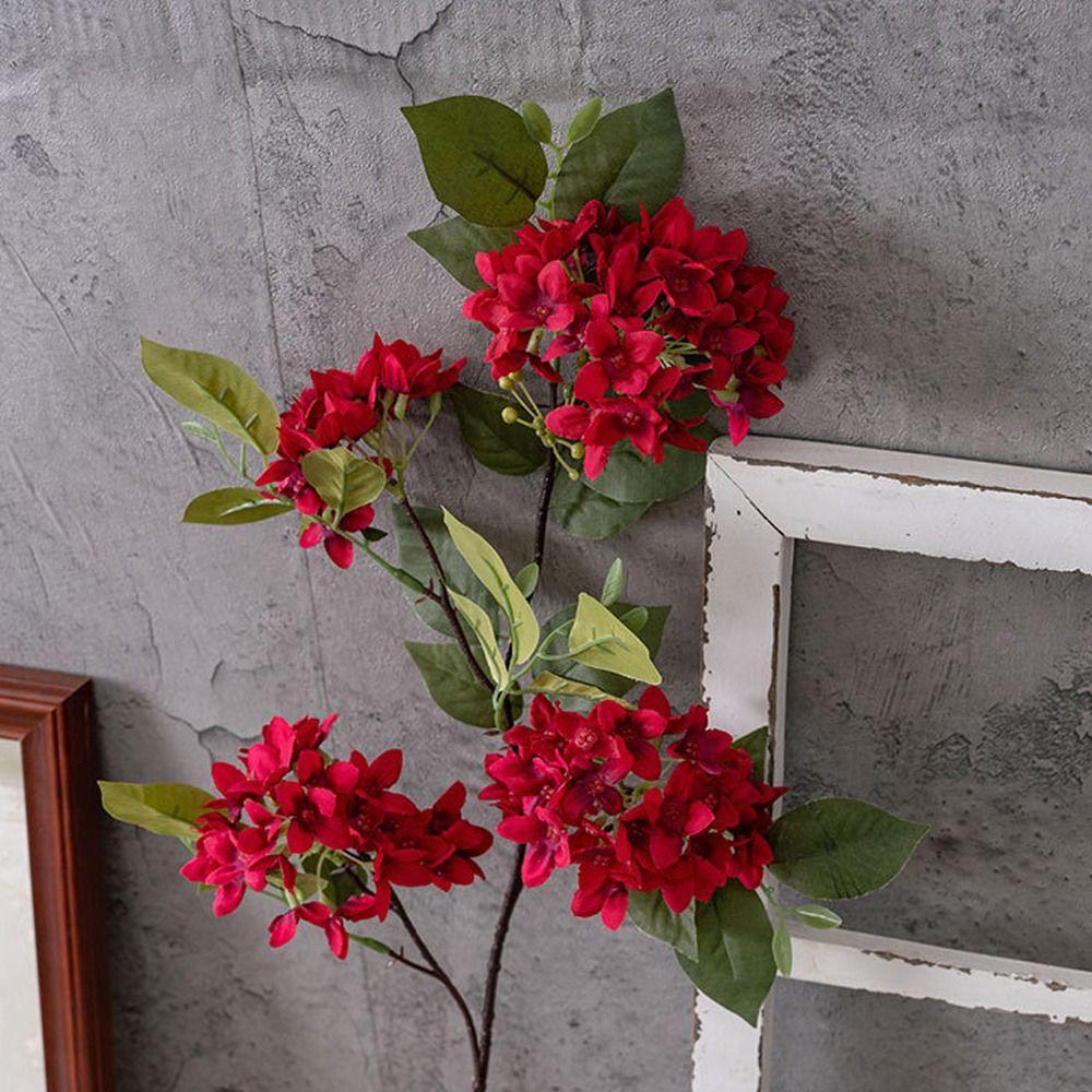 Elegant Silk Lilac Flower Branch Real Touch Fake Flower  Outdoor Garden Decor