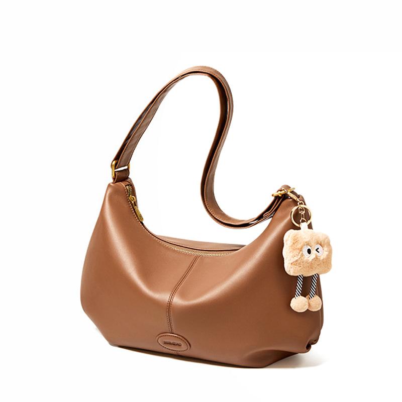 Leather Shoulder Bag Large Capacity Top Layer Cowhide Women Brand Diagonal Cross Bag Fashionable Designer Luxury Women's Handbag