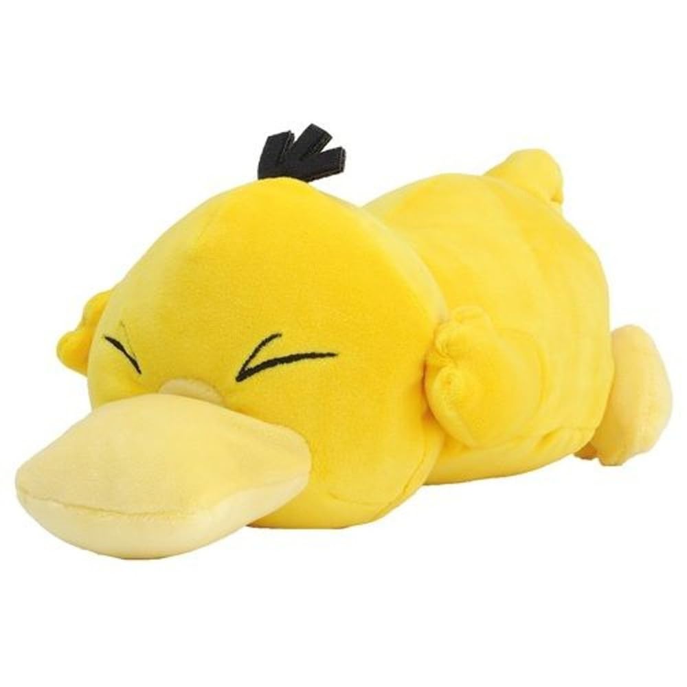 Ensky Fluffy Arm Pillow Psyduck 100 x 140 x 240 mm Polyester Pokémon - - Approx. -