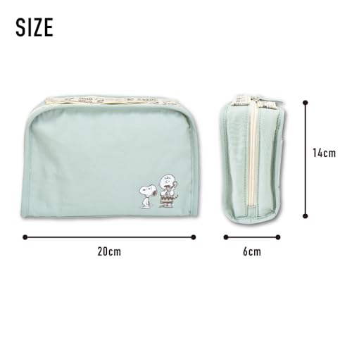 Cosmetic Pouch with Multiple Dividers, GR Snoopy Travel Design, SPZ-4110