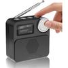 DAB/DAB+ raadio Bluetooth 5.0-ga, kaasaskantav digitaalne raadio FM-iga, värviline ekraan, MicroSD-kaardi pesa, äratuskell ja taimer, laetav