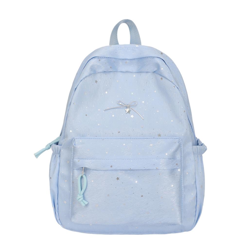 Schoolbag1011 New Niche Student Computer Korean Sweet Cool Star Large Capacity Backpack Small Backpack Female Backpack Korean