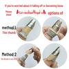 Stainless Steel Multifunctional Thumb Knife and Fingernail Protector