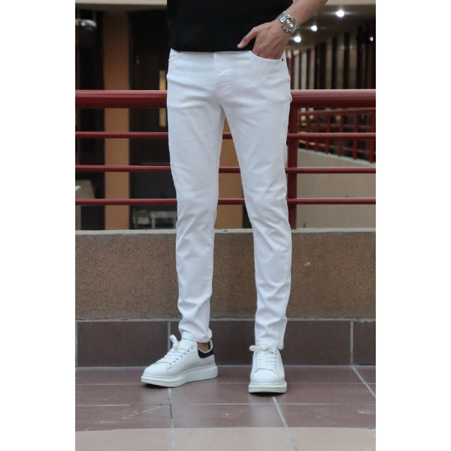 

Чоловічі штани Slim-fit, Slim-fit, габардин 30