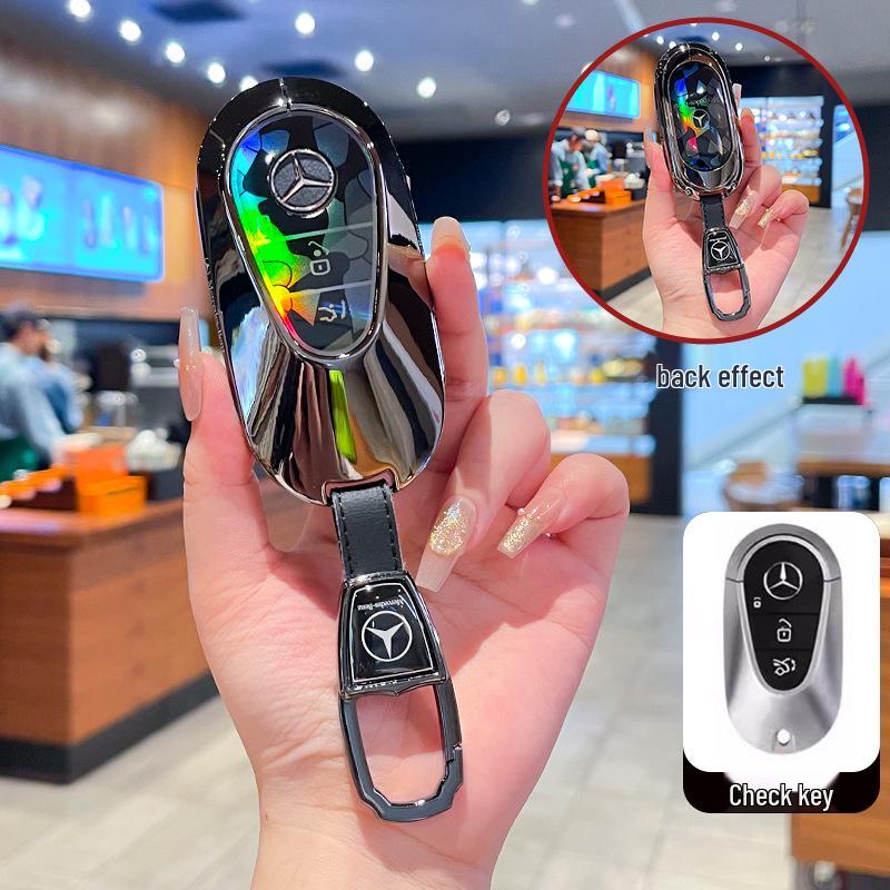 Husă cheie Mercedes-Benz pentru E-Class, C-Class, S-Class, GLB, GLC, GLE, GLA - Se potrivește E300L, C260L, A200L