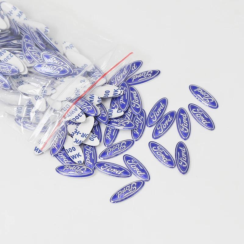 Car Sticker 2026 New 2025 Hot 21MM Ford Logo Car Remote Key Exquisite Emblem Sticker For Ford F150 Focus Ranger Fiesta Transit M