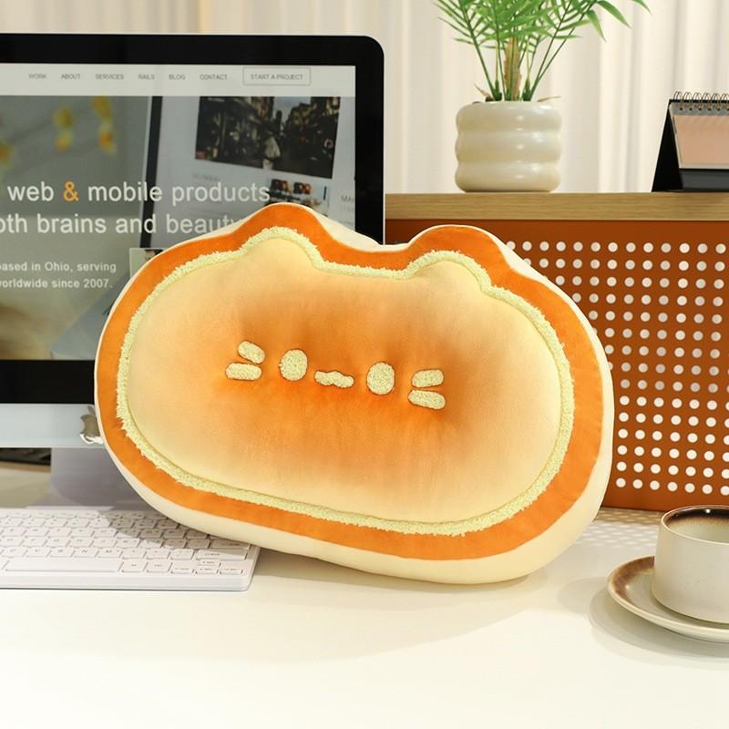 

Хлеб Плюшевая Игрушка Кошка Животное Подушка Мультяшная Кукла Диван Спальня Милая Подарки для Детей жёлтый