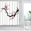 3D Tree Scenery Shower Curtains Bathroom Curtains High Quality Waterproof Polyester Bath Curtain with 12 Hooks for Home Decor