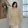 Belted Huf Trench Coat for Women