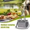 Insulated Lunch Bag Top-Handle Portable Lunch Box with Adjustable Strap Cooler Bag for Work Picnic Travel