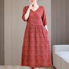 Summer Plus Size Elegant Dresses for Women  Casual Half Sleeve Long Dress