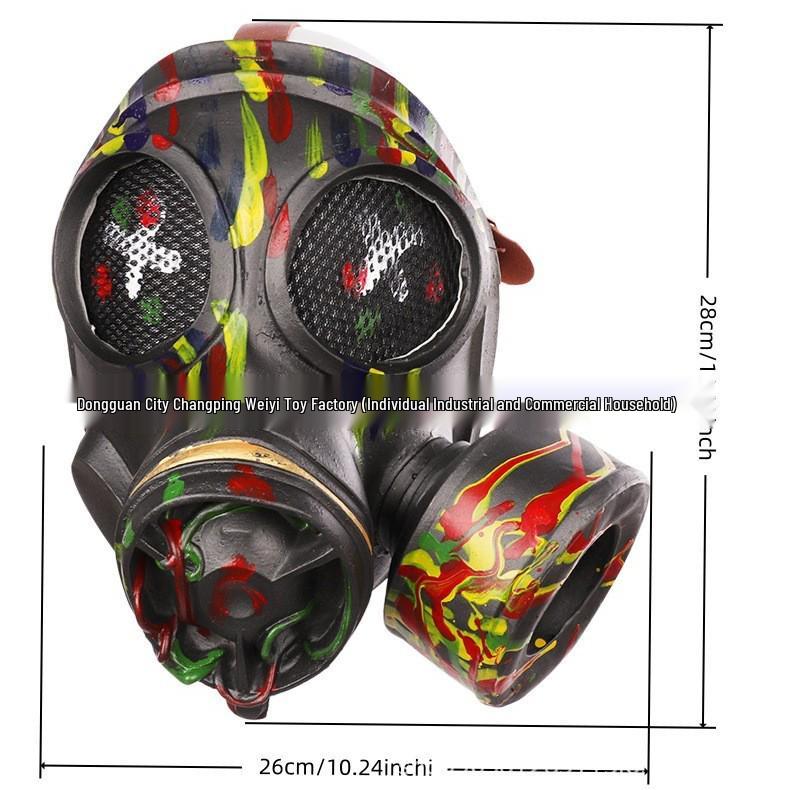 Steampunk Latex Gas Mask for Halloween, Carnival, or Masquerade.