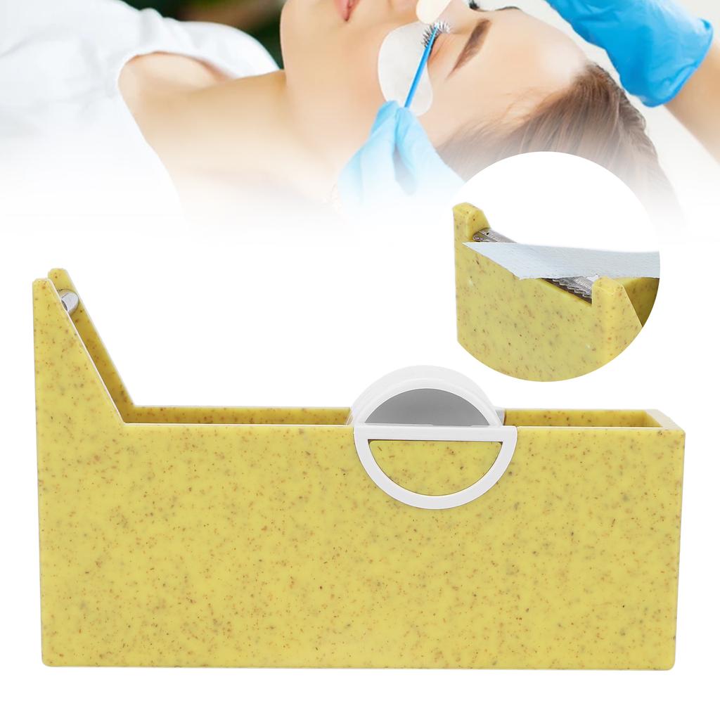 Portable Eyelash Extension Tape Dispenser Home Beauty Salon Desktop Tape Cutter Holder