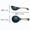 Japanese Creative Handmade Stoneware Large Soup Spoon Simple Household Tableware Ceramic Big Rice Spoons Home Kitchen Supplies